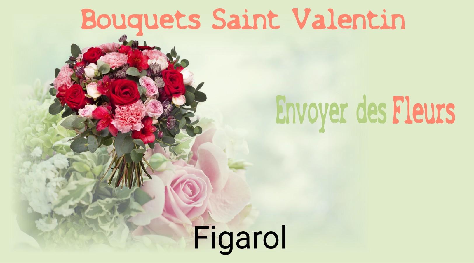 Roses de Saint-Valentin livrées à Figarol